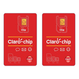 Kit Com 2 Chip Claro 4g