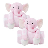 Kit Com 2 Cobertor Pelúcia Manta Zoo Sóft Anti-alérgico 