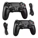 Kit Com 2 Controle Manete Compativel Playstation 4 Ps4 Play4