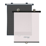 Kit Com 2 Cortinas Retráteis Luxo Para Carro - Clingo