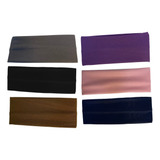 Kit Com 2 Faixas De Cabelo Lisa Handband Vintage Anos 2000