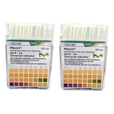 Kit Com 2 Fita Papel Indicador Ph 0 A 14 Merck Cx 100 Tiras