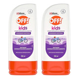Kit Com 2 Loção Repelente Off Kids 200ml - Contra Dengue