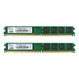 Kit Com 2 Memória Zorq Ddr2 4gb(2x2gb) 800mhz Desktop