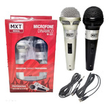 Kit Com 2 Microfone Com Fio