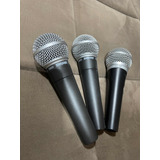 Kit Com 2 Microfones Shure Sm-58