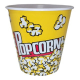 Kit Com 2 Pote Grande Balde Copo De Pipoca 3 Litros Popcorn