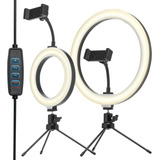 Kit Com 2 Ring Light Profissional