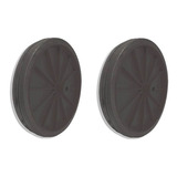 Kit Com 2 Rodas Para Carrinho De Feira Roda Reforçada 15 Cm 