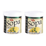 Kit Com 2 Sopa Detox Frango Com Requeijão 300g 