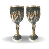 Kit Com 2 Taças Game Of Thrones 3d Medieval Resina - Espada