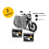 Kit Com 2 Unidades De Capa Para Cobrir Proteger Moto 