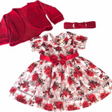 Kit Com 2 Vestidos De Bebe