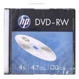 Kit Com 20 Disco Hp Dvd -rw Regravável 4.7gb 120min 4x