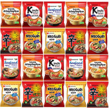 Kit Com 20 Lamen Coreano Macarrão Miojo Oriental 6 Sabores 