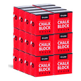 Kit Com 24 Magnésio Chalk Block Cross Escalada 56g 4climb