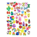 Kit Com 25 Apliques Emborrachados Aleatório Misto