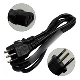 Kit Com 25 Cabo Força Energia Pc Tripolar Monitor Cpu Ac Biv