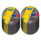 Kit Com 25 Disco De Corte 7 X 1,6 Mm Standard Norton Cor Amarelo