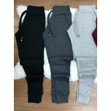 Kit Com 3 Calça Jogger Feminina Ribana Cintura Alta