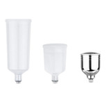 Kit Com 3 Caneca/copo Para Aerógrafo 7cc / 20cc / 40cc