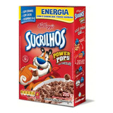 Kit Com 3 Cereal Matinal Power Pops Sabor Chocolate 200g