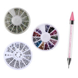 Kit Com 3 Discos Strass Nail