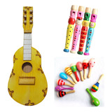 Kit Com 3 Instrumentos Musicais Infantis