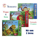 Kit Com 3 Livros Toque E Sinta Sonoro - Sons & Texturas