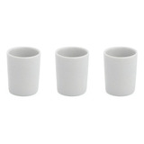 Kit Com 3 Mini Copinho De Porcelana 55 Ml Copinhos De Caf