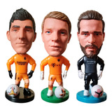 Kit Com 3 Mini Craques De Goleiros Soccerwe Kodoto