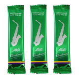 Kit Com 3 Palhetas Vandoren Java Green Verde - Sax Alto 2,0