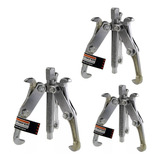 Kit Com 3 Saca Polia 75mm 100mm 150mm 3 Garras Starfer