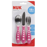 Kit Com 3 Talheres Inox Bebe 18+ Meses - Nuk