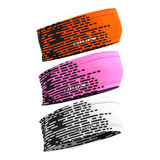 Kit Com 3 Testeira Headband Faixa De Cabeça Hupi Biometria