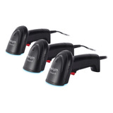 Kit Com 3 Unidades Leitor Elgin Flash Usb Código De Barras