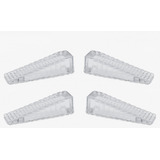 Kit Com 4 Aparador Peso Porta Calço Prático Discreto Pvc