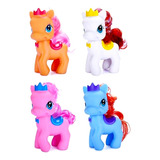 Kit Com 4 Brinquedos Poney Little