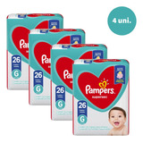 Kit Com 4 Pacotes Fraldas Pampers Supersec Atacado Barato 