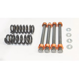 Kit Com 4 Pino Dobradiça 2 Molas Porta S10 Blazer Com Buchas
