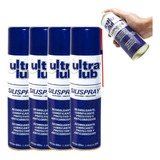 Kit Com 4 Spray Silicone Desmoldante Anticorrosivo 420ml