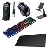 Kit Com 5 Acessório Para Computador Notbook Mesa Escritório