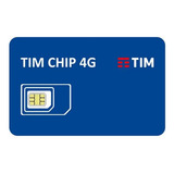 Kit Com 5 Chip Tim Pré 5g+4g Ativa No Ddd Que Estiver 11 Ao 