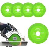 Kit Com 5 Discos Diamante De Corte De Vidro Lâmina Ultrafina