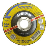 Kit Com 5 Discos Para Desbaste 4.1/2 X1/4 X7/8 - Norton