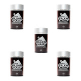 Kit Com 5 Fibras De Queratina Em Pó Super Billion Hair 25g