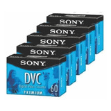 Kit Com 5 Fitas Mini Dv 60 Minutos Digital Video Cassete Dvc