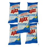 Kit Com 5 Lenço Umedecido Desinfetante Ajax Limão