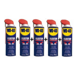Kit Com 5 Und Wd-40 Desengripante/óleo Wd40 500ml Flextop