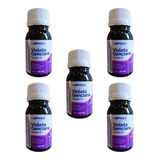 Kit Com 5 Violeta Genciana Solução 1% 30ml Cada Uniphar